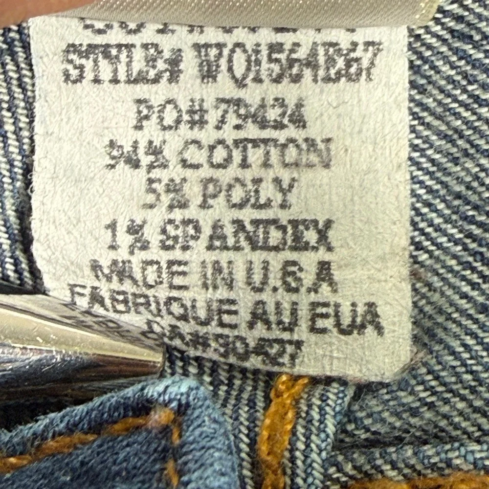 True Religion Becky Bootcut Jeans Blue Low Rise W26 L33 Made in USA WQ1564E67 - Picture 12 of 16